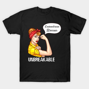 Endometriosis Warrior Unbreakable T-Shirt
